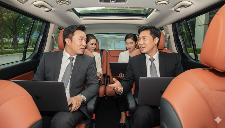 Dịch Vụ Cho Thuê Xe Carnival Đi Công Tác Chuyên Nghiệp Tại Các KCN Bình Dương