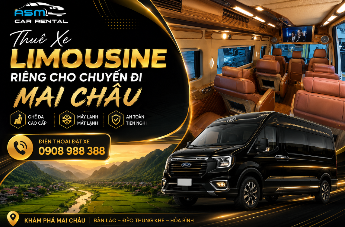 Chinh Phục Đèo Dốc Mai Châu Trong Ngày An Với Xe Limousine Hiện Đại
