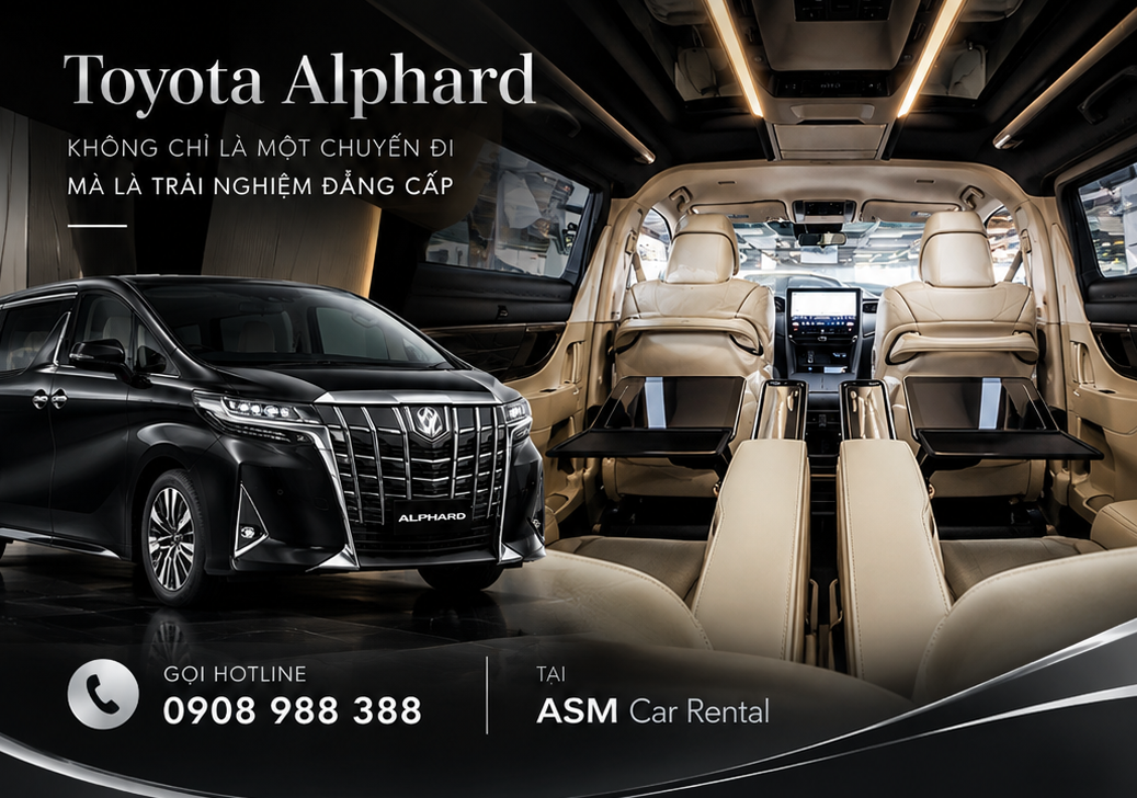 Mang Lại Sự Tự Tin Tuyệt Đối Cho Doanh Nghiệp Khi Gặp Đối Tác Cùng Xe Toyota Alphard