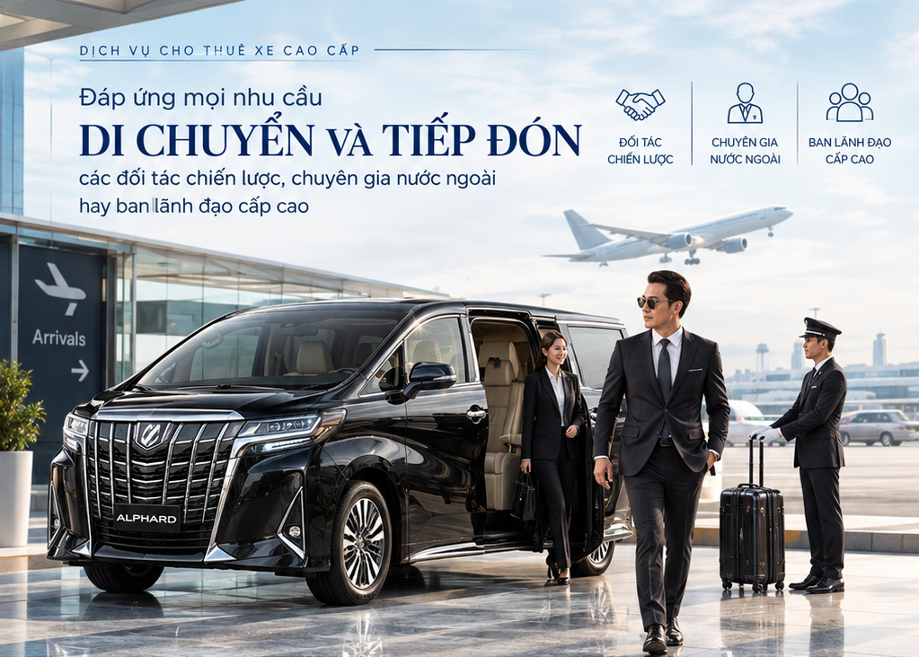 Thuê Xe Alphard Đón Sân Bay Tân Sơn Nhất: Cam Kết Đúng Giờ, Tài Xế Rành Đường