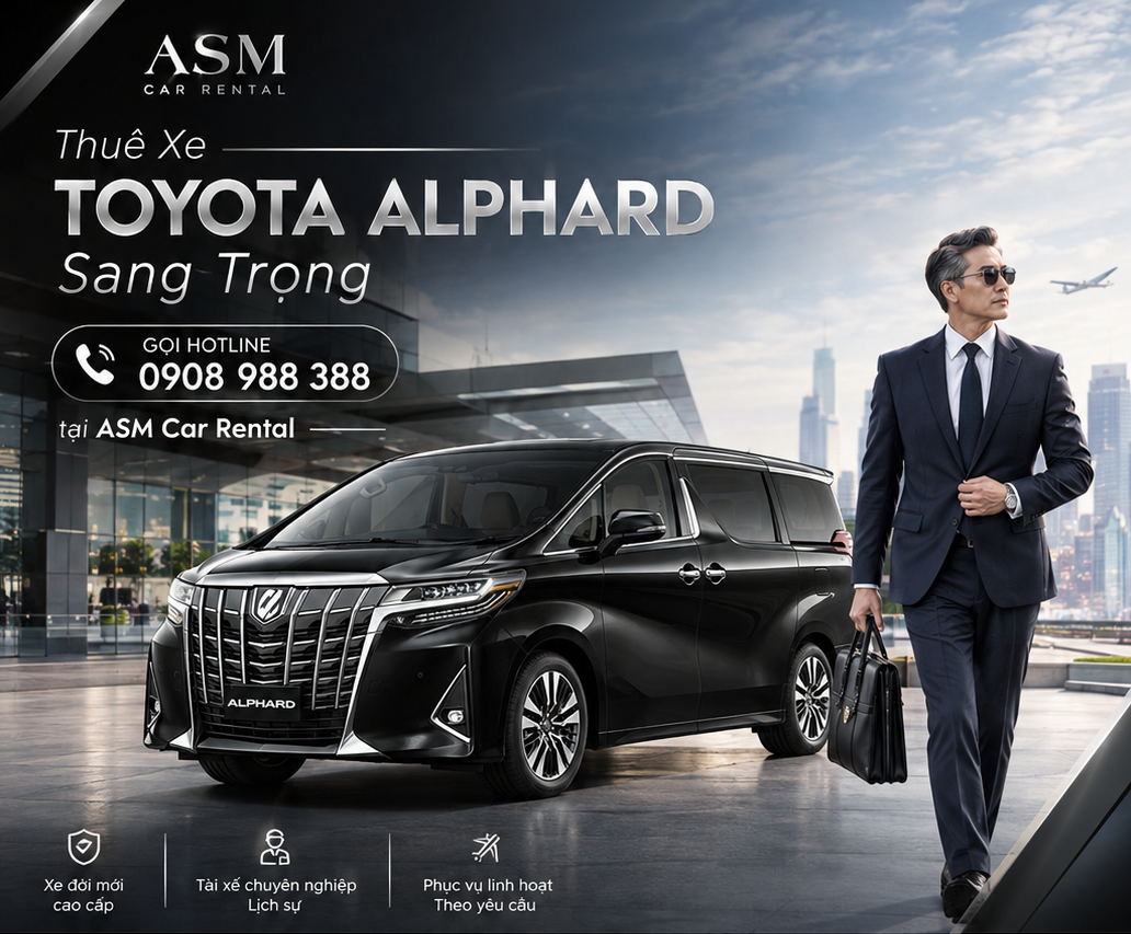 Thuê Xe Alphard Đưa Đón Chuyên Gia Nước Ngoài Tại TPHCM